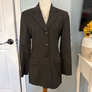 Liz Claiborne Dark Gray Blazer